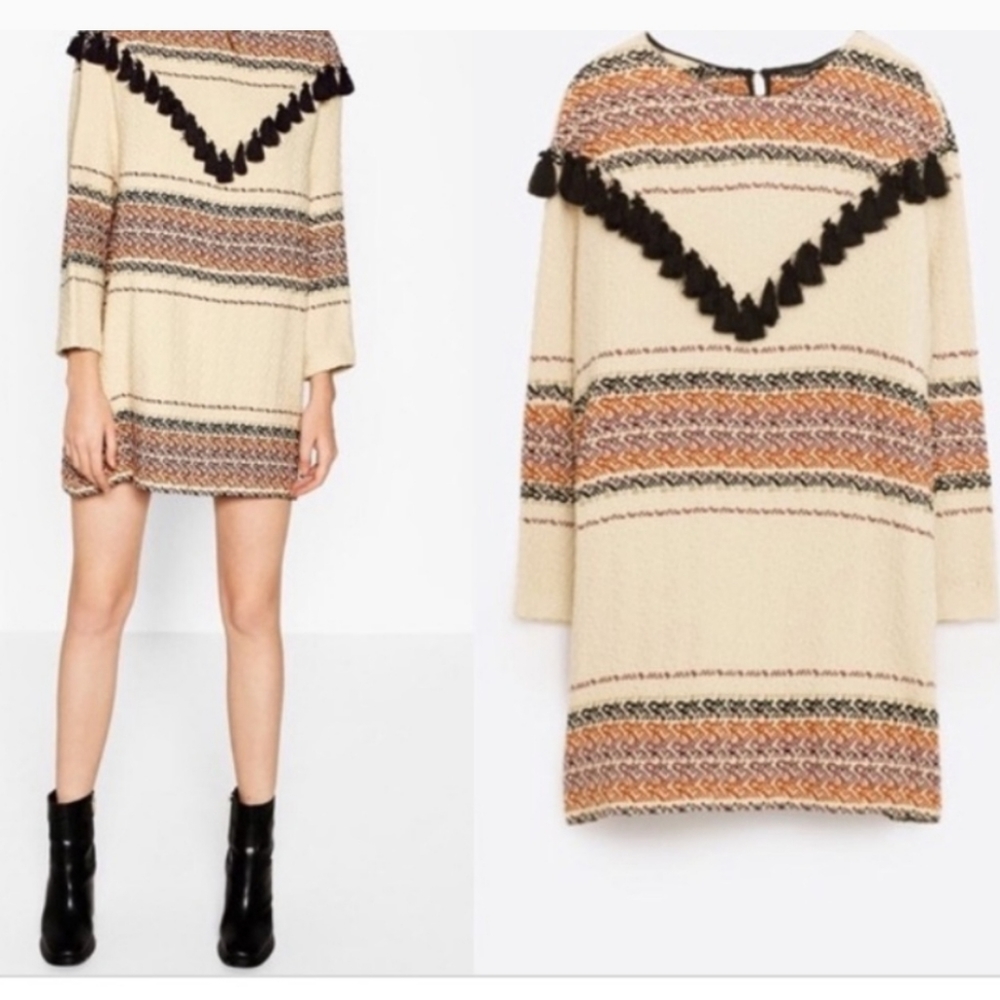 Zara Tassel Mini Dress